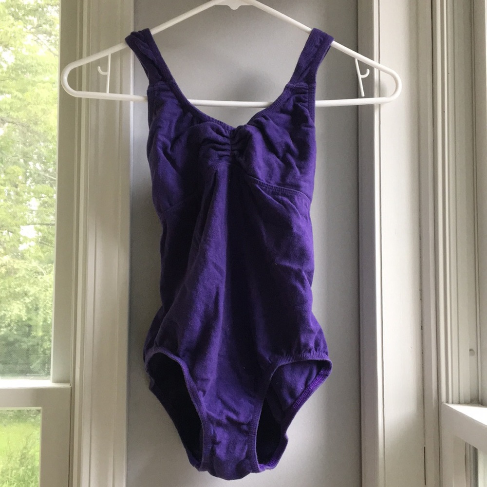 Pinch front cross back Leotard